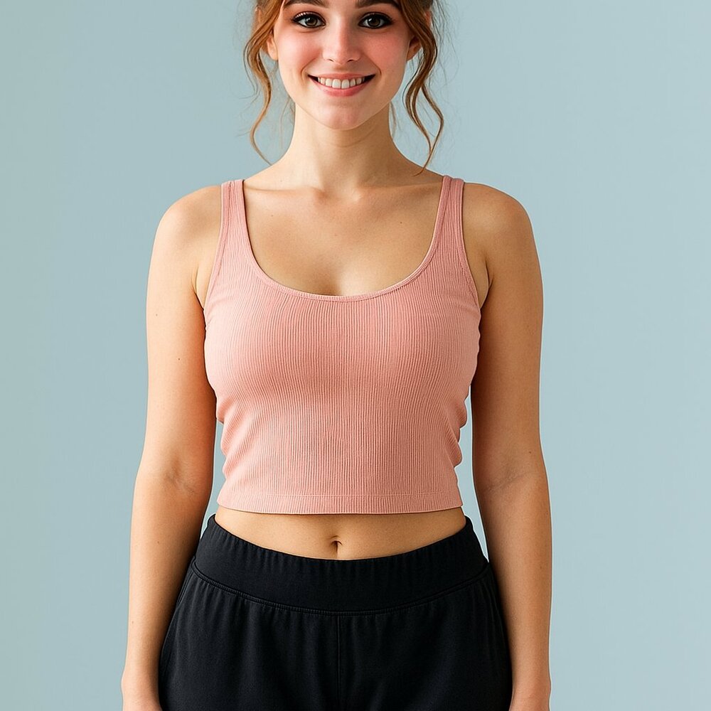 DYI Women's Performance Tank Top Mellow Rose Size Small